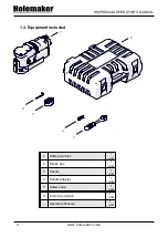 Предварительный просмотр 4 страницы HOLEMAKER HMPRO36AD Operator'S Manual