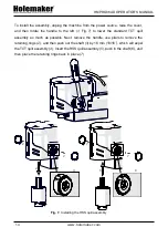 Предварительный просмотр 14 страницы HOLEMAKER HMPRO36AD Operator'S Manual