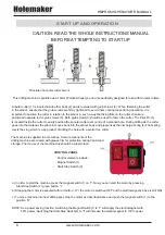 Предварительный просмотр 8 страницы HOLEMAKER HMPRO50D Operator'S Manual