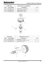 Предварительный просмотр 19 страницы HOLEMAKER HMPRO50D Operator'S Manual