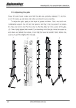 Предварительный просмотр 22 страницы HOLEMAKER HMSPECIAL140 Operator'S Manual