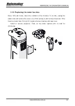 Предварительный просмотр 23 страницы HOLEMAKER HMSPECIAL140 Operator'S Manual