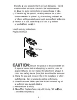 Preview for 4 page of Holiday Brilliant TY-S-002 User Manual