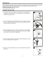 Preview for 5 page of Holiday Living & Design 0391514 Operating Instructions Manual