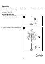 Preview for 3 page of Holiday Living & Design 0476131 Assembly Instructions Manual