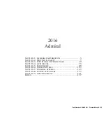 Preview for 3 page of Holiday Admiral 2016 Manual