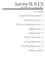 Preview for 1 page of Holiday Savoy LX 2006 Manual