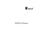 Preview for 2 page of Holip HLP-NV Series Instruction