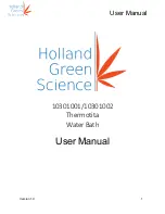 Holland Green Science 10301001 User Manual preview