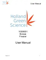 Holland Green Science 10308001 User Manual предпросмотр