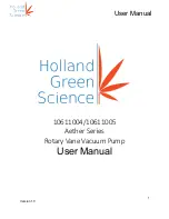 Holland Green Science 10611004 User Manual preview