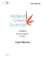 Holland Green Science Boreas Pagoma 10308002 User Manual preview