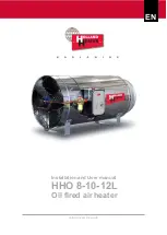 HOLLAND HEATER HHO 10L Installation And User Manual preview