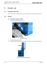 Предварительный просмотр 34 страницы HOLLAND LIFT HL-140 E12 Instruction Manual