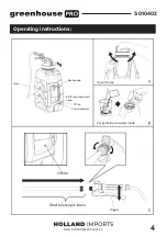 Preview for 4 page of Holland greenhouse PRO S010402 Instruction Manual