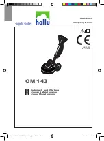 hollu OM 143 Use And Maintenance preview