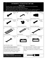 Preview for 2 page of HOLLY & MARTIN DN744000TX Assembly Instructions Manual