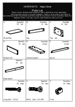 Preview for 2 page of HOLLY & MARTIN Hagio HO976100TX Assembly Instruction Manual