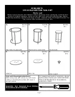 Preview for 2 page of HOLLY & MARTIN OC981000TX Assembly Instructions