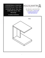 Preview for 1 page of HOLLY & MARTIN OC985100TX Assembly Instructions