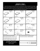 Preview for 2 page of HOLLY & MARTIN OC985100TX Assembly Instructions