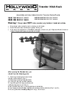 Hollywood Racks HR6000 Assembly And Use Instructions preview