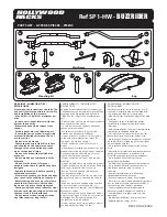 Hollywood Racks SP1-HW - BUZZRIDER Quick Start Manual preview