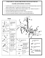 Hollywood Racks Sportrider HR1500 Assembly And Installation Instructions Manual preview