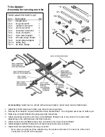 Preview for 2 page of Hollywood Racks Trike Adapter 2 Assembly And Installation Instructions Manual