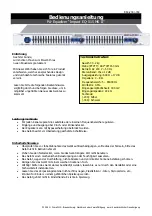 Hollywood Impact EQ-X15 MK II Reference Manual preview