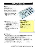 Hollywood MX-3 FX Reference Manual preview