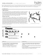 Предварительный просмотр 2 страницы Holm rPollux-13 Installation Notes