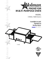 Holman 314HX Series Assembly, Installation And Operation Instructions предпросмотр