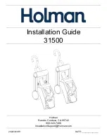 Предварительный просмотр 1 страницы Holman 31500 Installation Manual