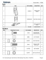 Предварительный просмотр 3 страницы Holman 31500 Installation Manual