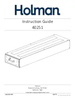 Holman 40251 Instruction Manual предпросмотр