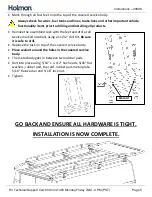 Предварительный просмотр 6 страницы Holman 4089K Instruction Manual