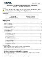 Preview for 2 page of Holman 4A80L Installation Manual