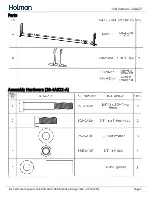 Предварительный просмотр 3 страницы Holman 4A822 Instruction Manual