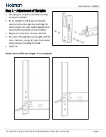 Предварительный просмотр 4 страницы Holman 4A822 Instruction Manual