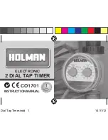 Preview for 1 page of Holman CO1701 Instruction Manual