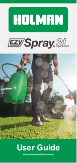 Предварительный просмотр 1 страницы Holman Ezy Spray 3L User Manual