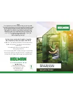 Holman GH1001 Instruction Manual preview