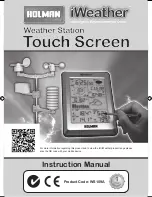 Preview for 1 page of Holman iweather WS109A Instruction Manual