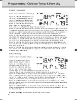 Preview for 14 page of Holman iweather WS109A Instruction Manual