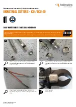 Preview for 1 page of Holmatro BCU 40 A 20 Maintenance Instruction