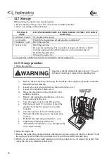 Preview for 26 page of Holmatro DPU31 Owner'S Manual