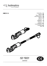 Holmatro HMC 8 U Manual предпросмотр