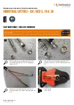 Preview for 1 page of Holmatro ICU 5 Maintenance Instruction