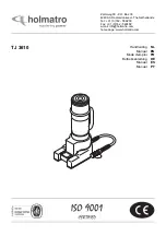 Holmatro TJ 3610 Manual preview